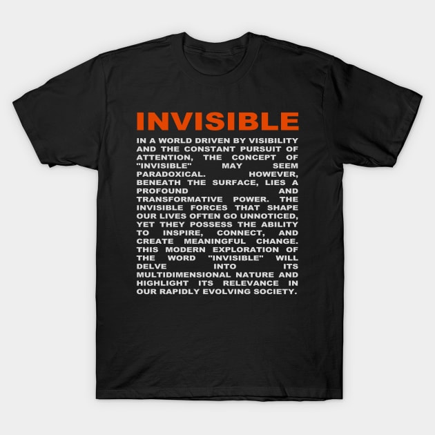 invisible T-Shirt by ThisIsArtByMazy